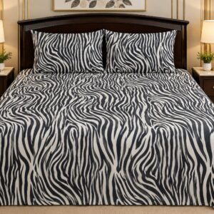 Luxury-Bedsheet-Cotton-Zebra-Design