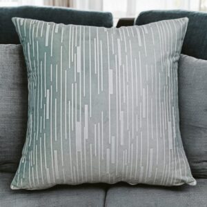 Luxury Cushion Self Print Dark Grey