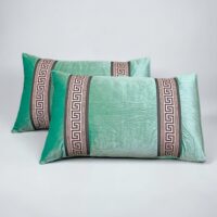 PISTA PATCH WORK 1 PAIR 2 PCS VELVET PILLOW COVER