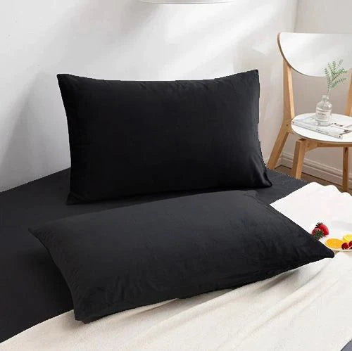 Luxury Pillow Velvet Black