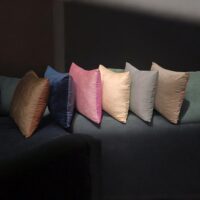 MULTI PACK OF 7 PC’S PLAIN VELVET CUSHION COVERS