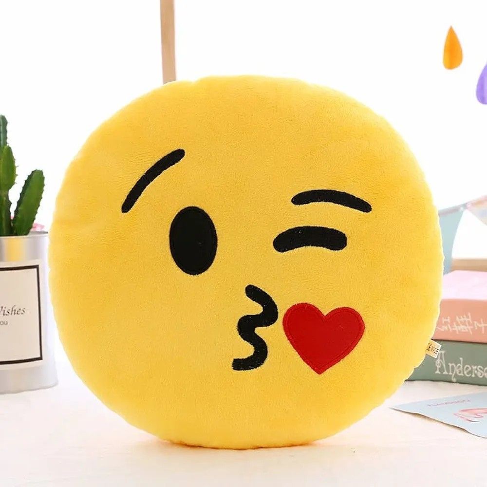 kiss Emogi Velvet Cushion