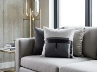 Modern Faux Leather Fringe Tassel Decorative Cushion Cover