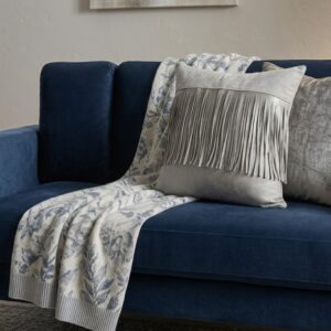 Modern Faux Leather Fringe Tassel Decorative Cushion Cover